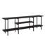 Console 71 po Celine en noir (3 tablettes)-171651615