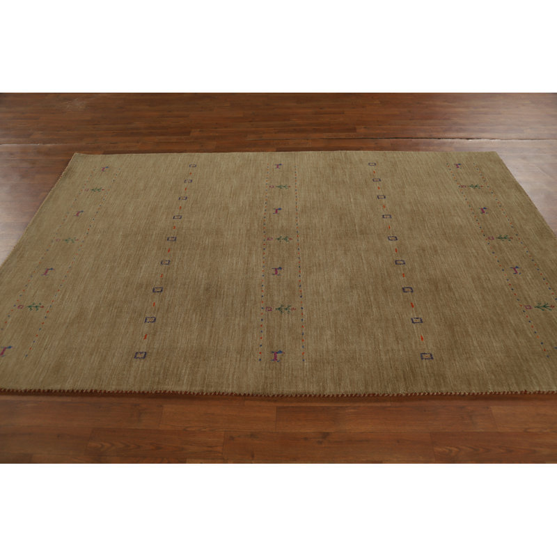 Camel Tribal Gabbeh Oriental Area Rug