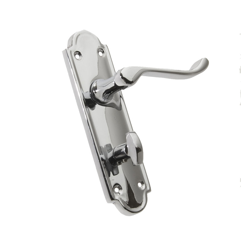 Eryn Privacy Door Handle, Polished Chrome