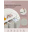 Laundry Basket, 3-Compartment Laundry Hamper, Pull-Out Liners, Shelf, Metal Frame, 3 x 40 L-1705474458