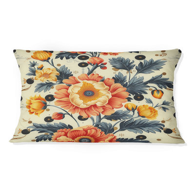 Floral Farmhouse Bliss - Coussin lombaire Floral Farmhouse