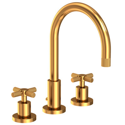 Muncy Widespread Bathroom Faucet with Drain Assembly
