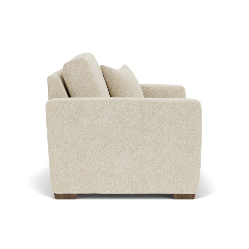 Fauteuil et demi de 51 po de largeur, Polypropylène / oléfine blanc
