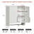 29.5" Wall Cabinet with Hanging Rod
