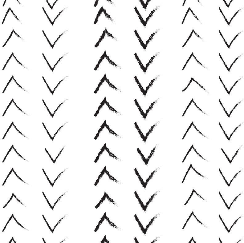 Thunderbird Tracks Chevron Peel & Stick Wallpaper Roll by Jamie Graney