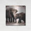 Ebern Designs «Elephant III sépia» par Debra Van Swearingen, art mural en métal-671441520