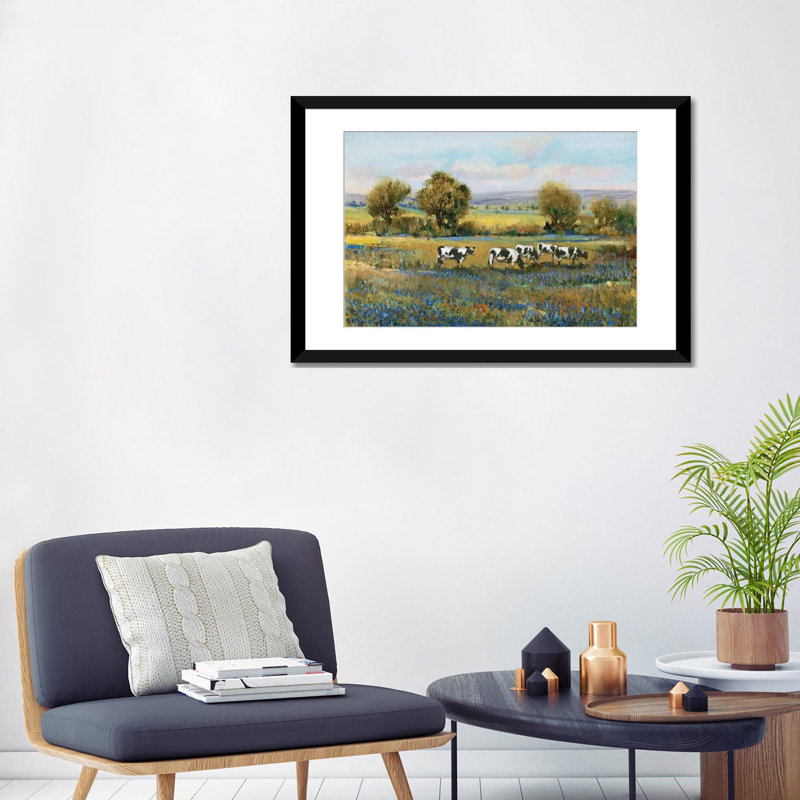 Reproduction de photo sur toile, Papier d'art encadré noir, H 24 po x l 32 po x P 1 po