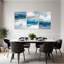 3 Piece Wrapped Canvas Print-1058042496