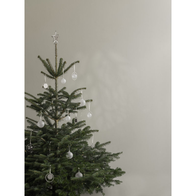 JUHLA Matte Glass Ornament, Cream