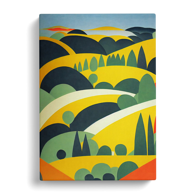 Everman Spring Forest In Abstract Vol.2 - Wrapped Canvas Print, 76cm H x 50cm W x 3cm D