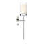 Applique murale 1 lumière en chrome Danbury-18793808