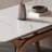 Simple Modern Rectangular Rock Slab Dining Table-107545503