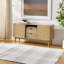 Tapis gris foncé à tissage plat Flurée Recycled P.E.T-626954479