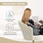 Fauteuil de coiffeuse pivotant en velours moderne à hauteur ajustable avec base dorée et roulettes Modern-123032009