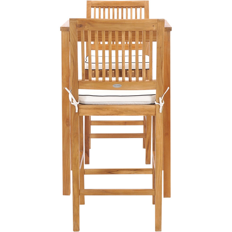 Outdoor 3 - Piece Teak with Cushions
