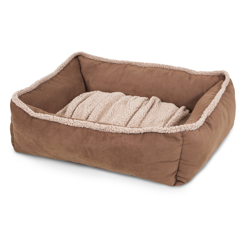 Miko Polyester Pet Bed, Large (35" W x 27" D x 10" H)