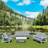 Wood Grain Hips With Cushion, White, Comfortable Outdoor , Garden Seating, White/Grey, Finish, Self-Cleaning Cushions  Note: This Violates Rule, But It Is Shown Here For Demonstration Purposes Only.
