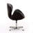 Raspberry Wool Blend Upholstered Swivel Balloon Chair-1773073059