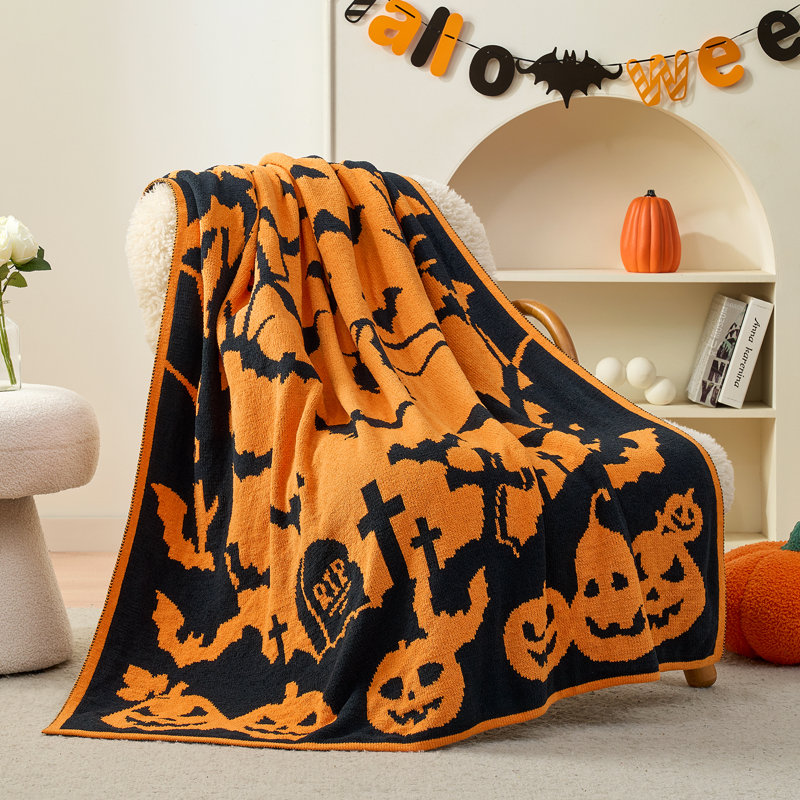 Jeté Amélie Home Chenille Halloween