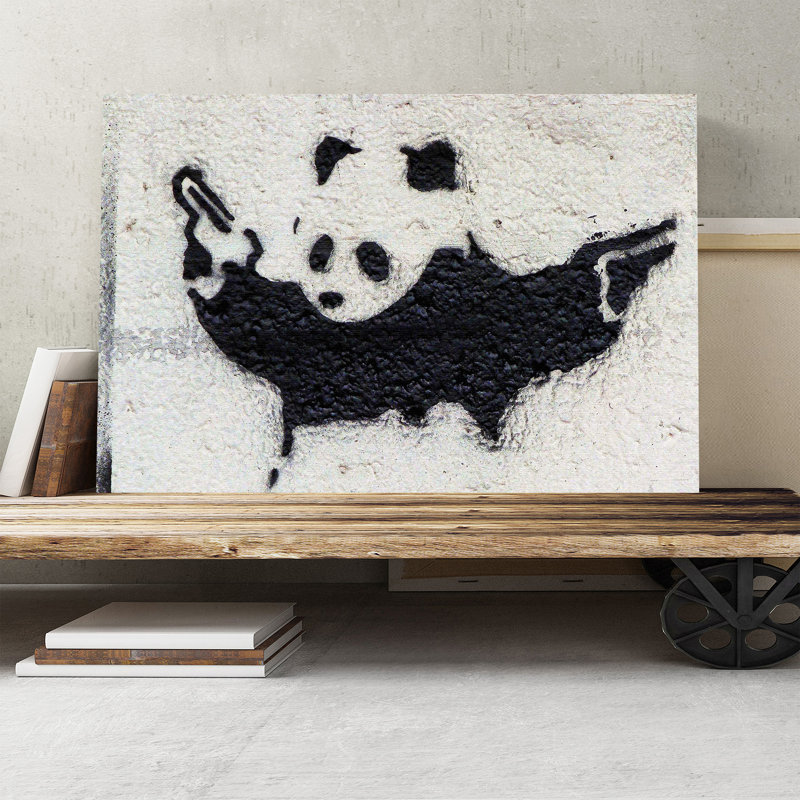 Banksy - Wrapped Canvas Print, 40cm H x 60cm W