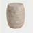 Outdoor/Indoor Lightweight Concrete Side Table,Travertine Finish