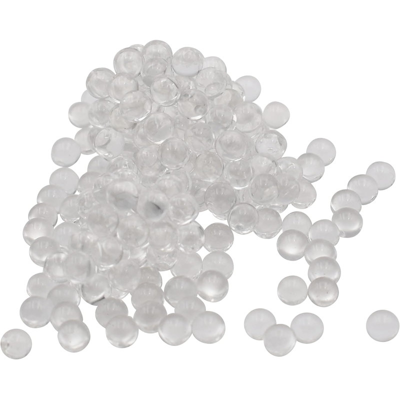 Perles de cristal transparent George Oliver, 1 lb