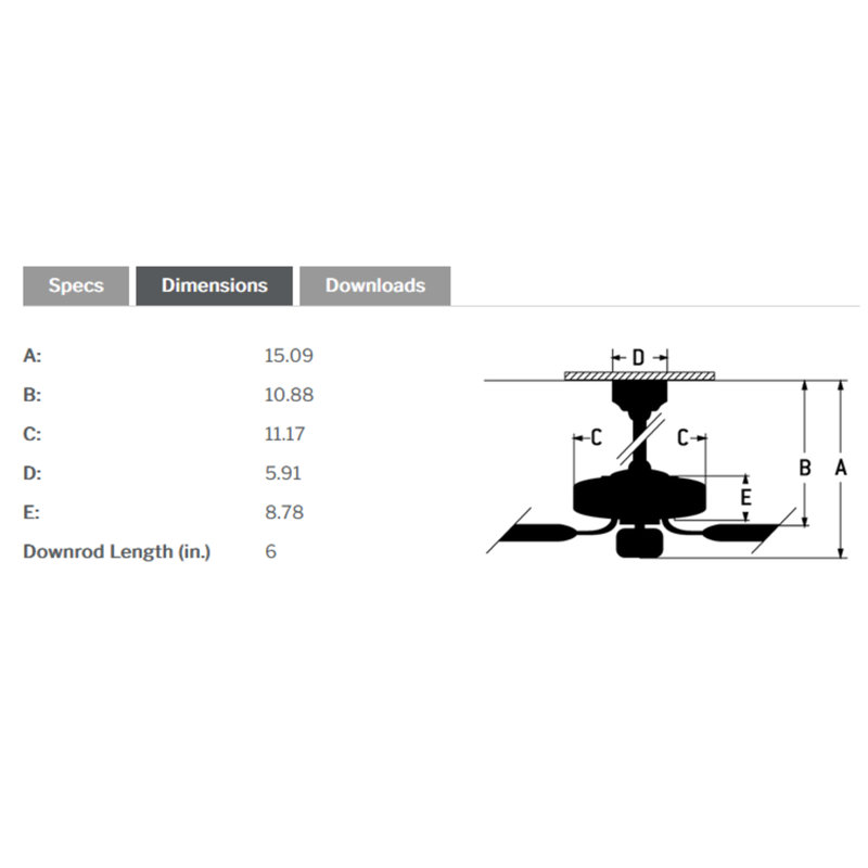 Braxton 52'' Copper Ceiling Fan with LED Light and Remote