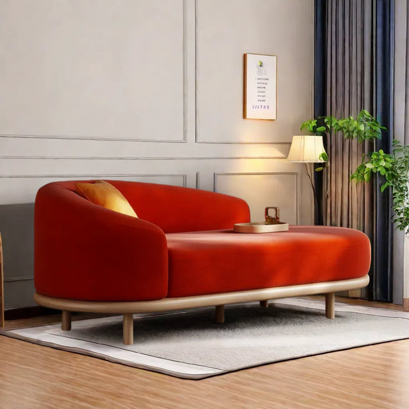 Chaise longue - confortable et magnifique, Rouge