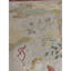 1920s Beige Field Artistic East Asian Heritage Antique Japenese Kesi Woven Rug 5'0" x 9'0"