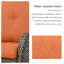 Fauteuils d'appoint en rotin avec coussins Bonia-39751561-39751559
