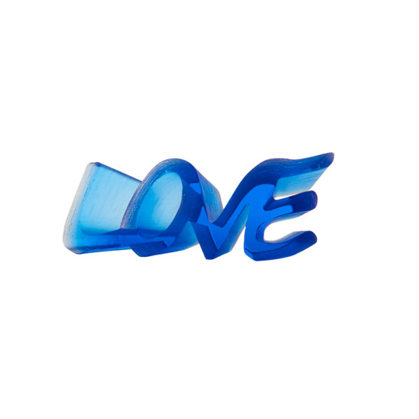 Word True Love Letter Block, Blue