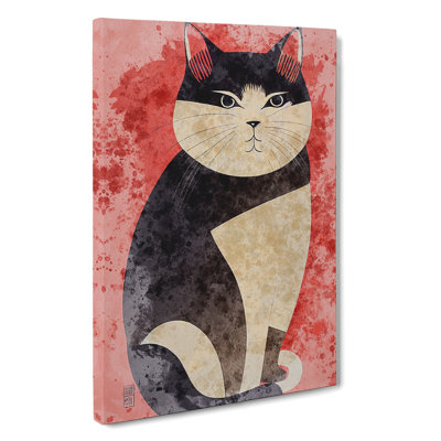 Fat Cat - Wrapped Canvas Print
