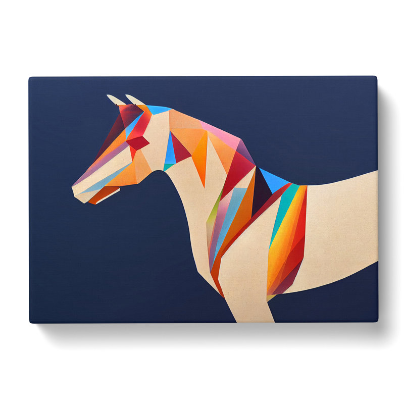 Energising Horse - Wrapped Canvas