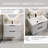 24 Inch Gray Bathroom Vanity without Sink