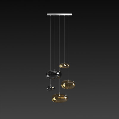 Kloud mix of 5 Pendant Lights