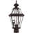 2 Light Outdoor Post Lantern Pendant with Clear Glass Shade-101230847