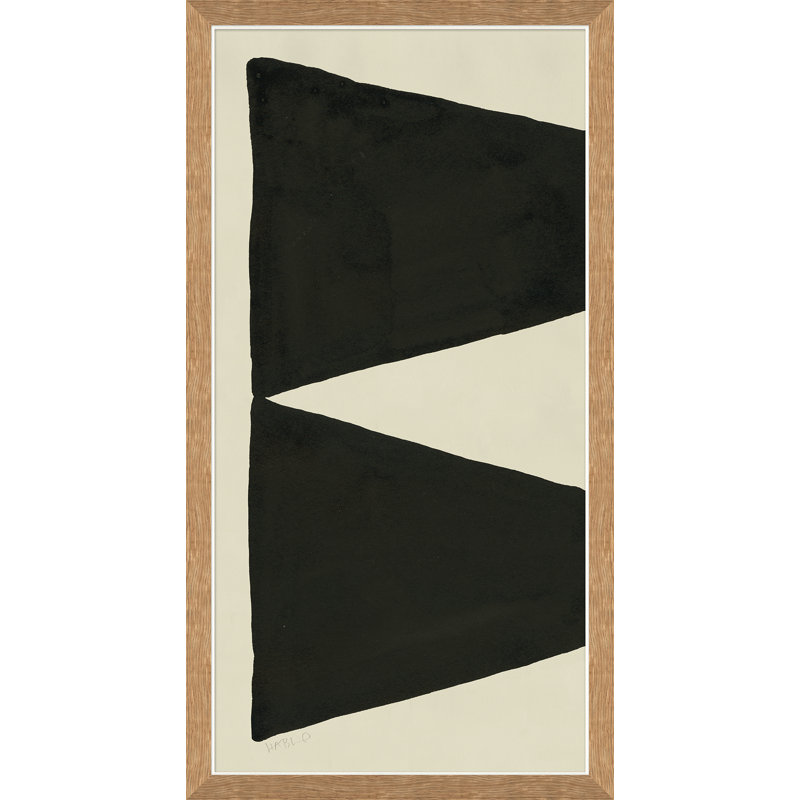 «Sculpture I» par Susan Hable - Peinture encadrée sur papier