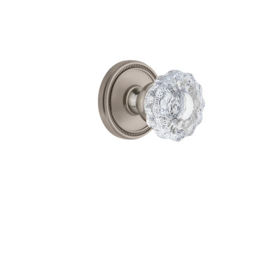Grandeur Soleil Rosette Pasage with Versailles Crystal Door Knob