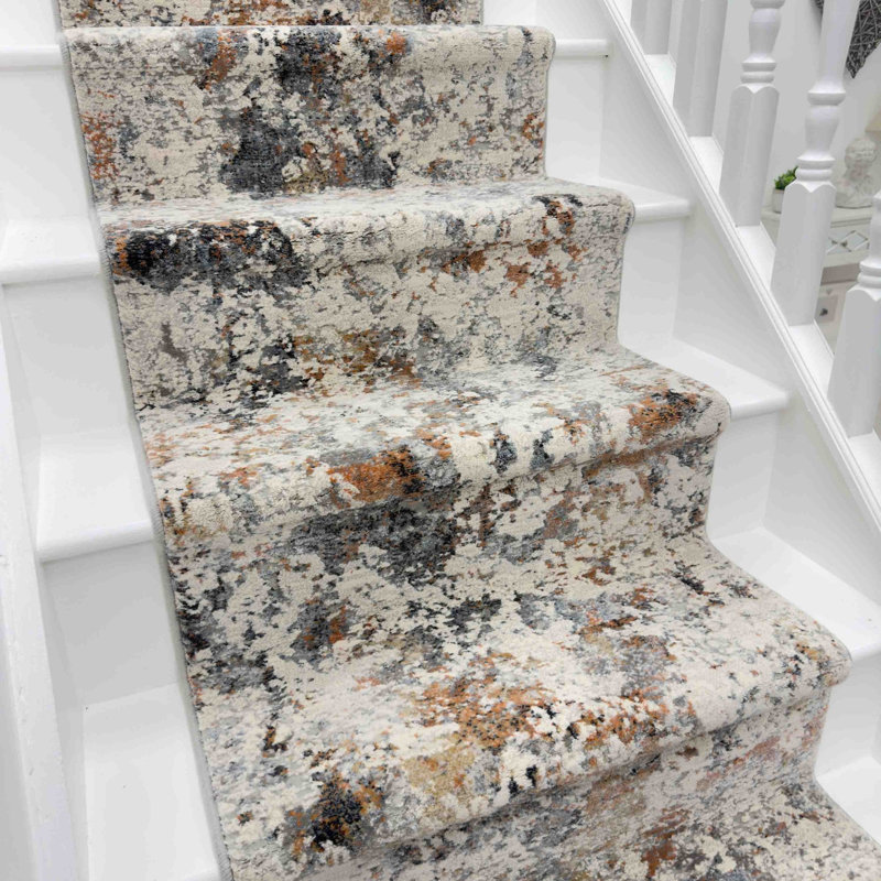 Stair Runner cm Abstract Area Rug, Stair Runner 66 x 630 cm