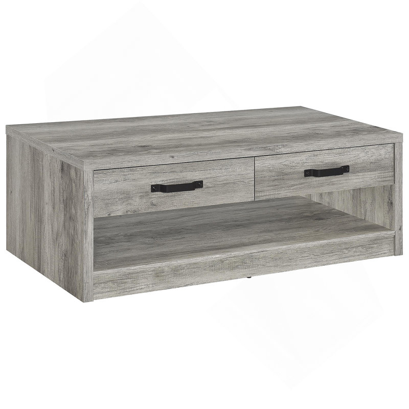 Table basse 2 tiroirs Grey Driftwood
