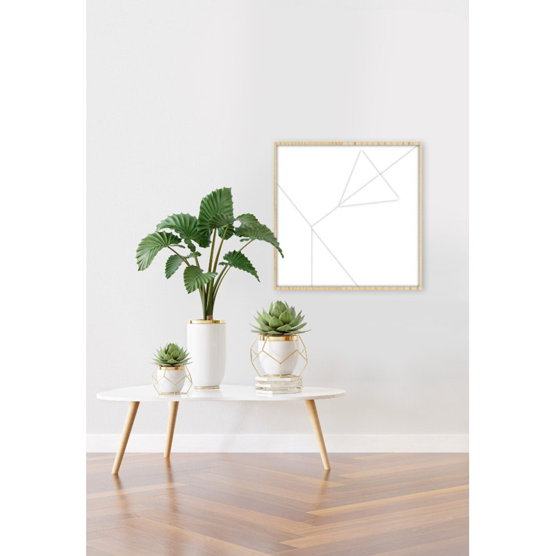 Point Of View - Floater Frame Print on Plastic / Acrylic, 74cm H x 74cm W x 10cm D, White