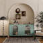 Armoire décorative avec 4 portes en verre, buffet Buffet, armoire de rangement-935764289