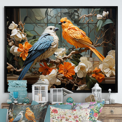 Birds Of Paradise Farmhouse Still - Art sur toile, animaux