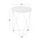 Table de bout avec cadre en verre Chylie-42658934