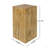Wood-Look Square-Column MGO End Table,  H27.75",Wood-Like Distressed Finish, Mix With Different Heights, Indoor Outdoor Use-220899110-220899106
