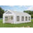 Sunjoy 30' x 12' White Outdoor Canopy Party Tent with Removable PE Windows