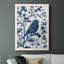 Kalie Bluebird Silhouette I, reproduction d'art sur toile-88380145-88380144
