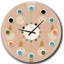 Horloge murale Pineapple Summer Bliss VII - Mid-Century-40743858