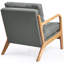 Fauteuil d'appoint avec coussin confortable comme un nuage et accoudoirs en bois-1988870768