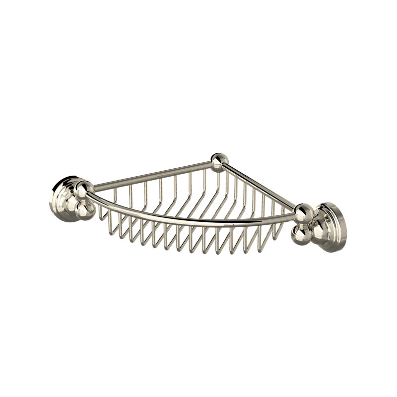 Edwardian™ Corner Soap Dish, Polished Nickel